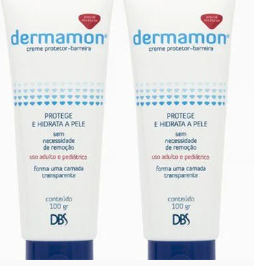 KIT COM 2 UNIDADES - DERMAMON CREME PROTETOR BARREIRA 100 GRS DBS